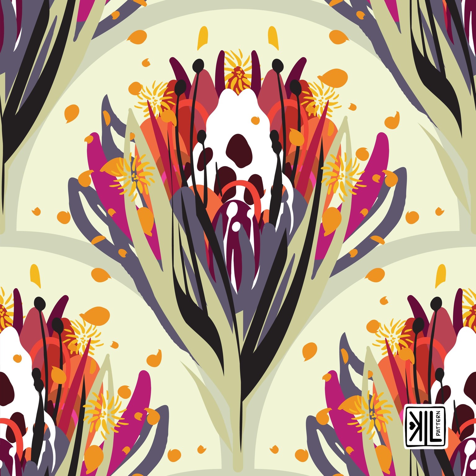 Protea as a scallop pattern - image 1 - student project