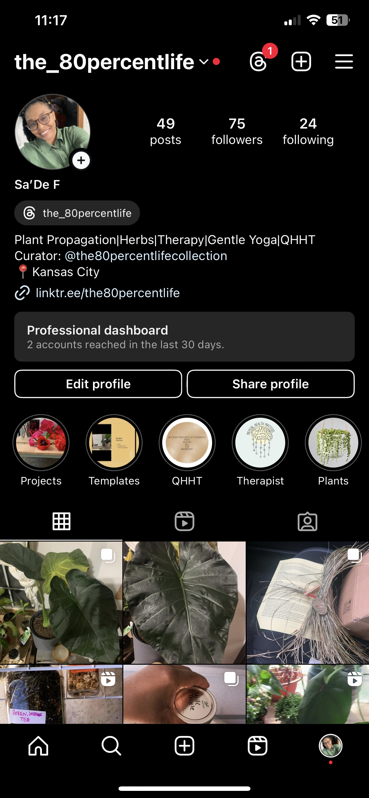 Instagram post and bio - image 1 - student project