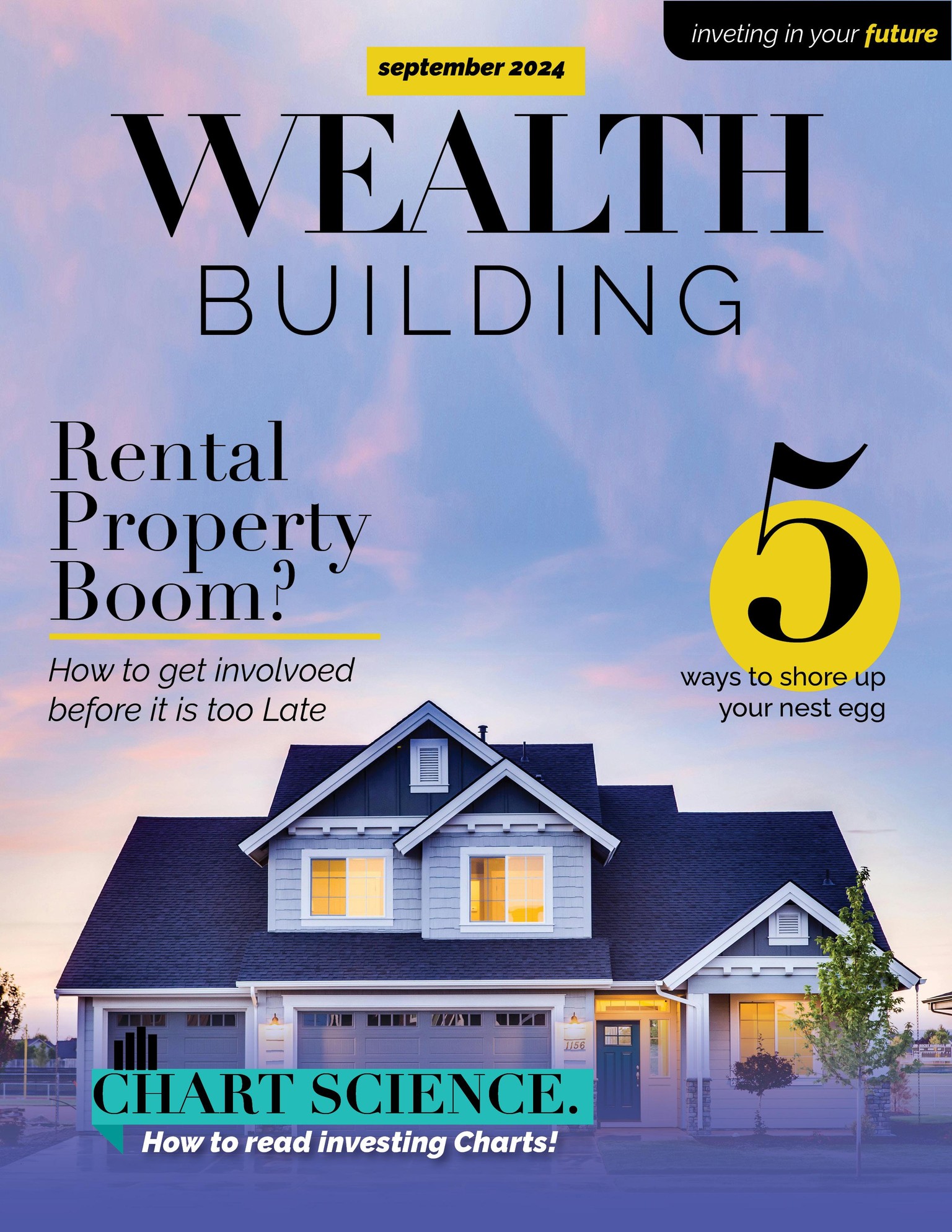 design magazine for wealth building - image 1 - student project