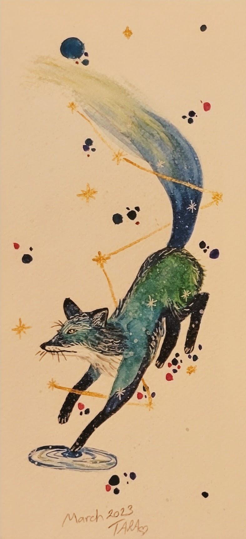 Galaxy Fox (Day 1: 3 small ones / Day 2:  1 large) - image 3 - student project