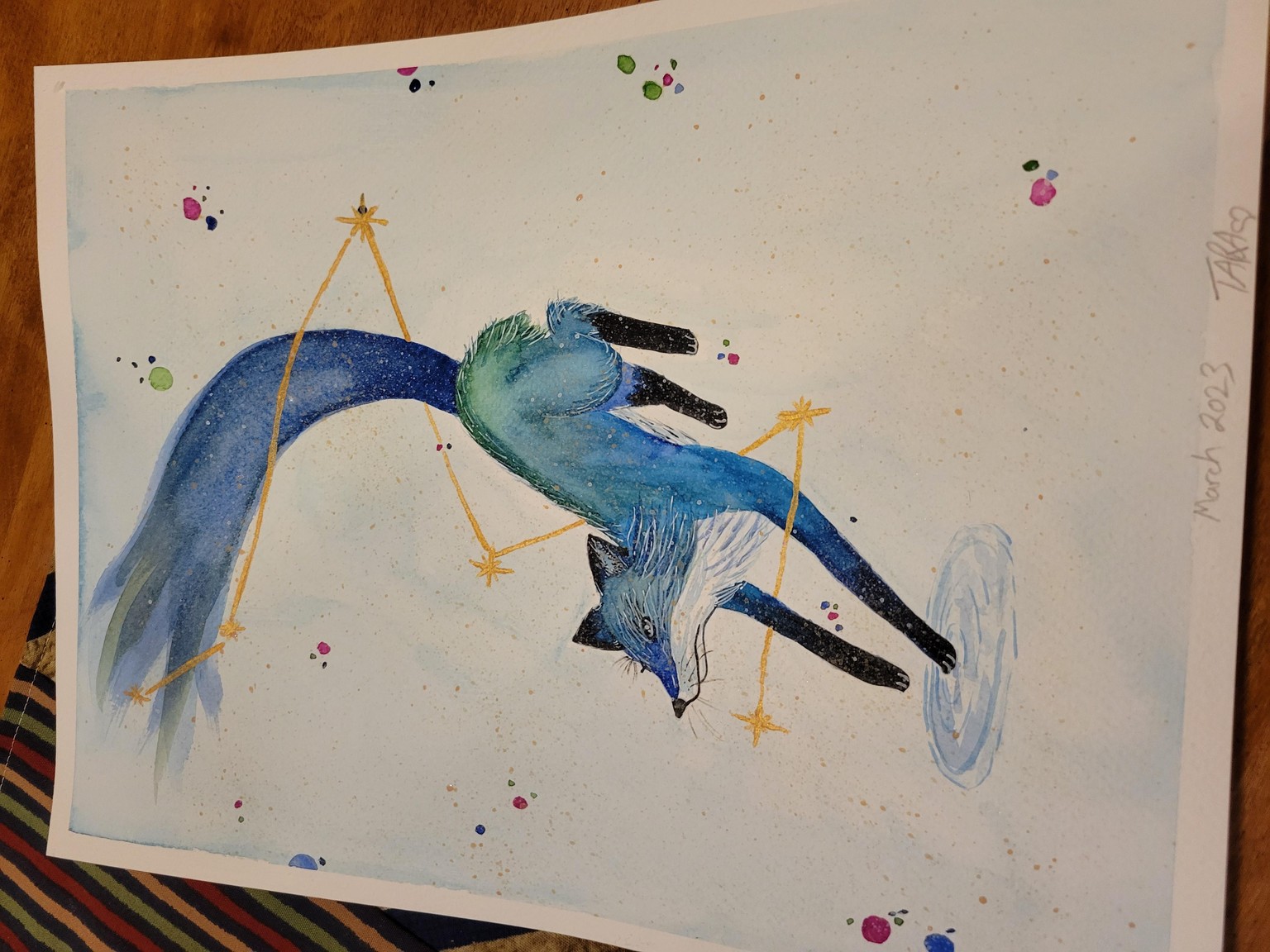 Galaxy Fox (Day 1: 3 small ones / Day 2:  1 large) - image 2 - student project