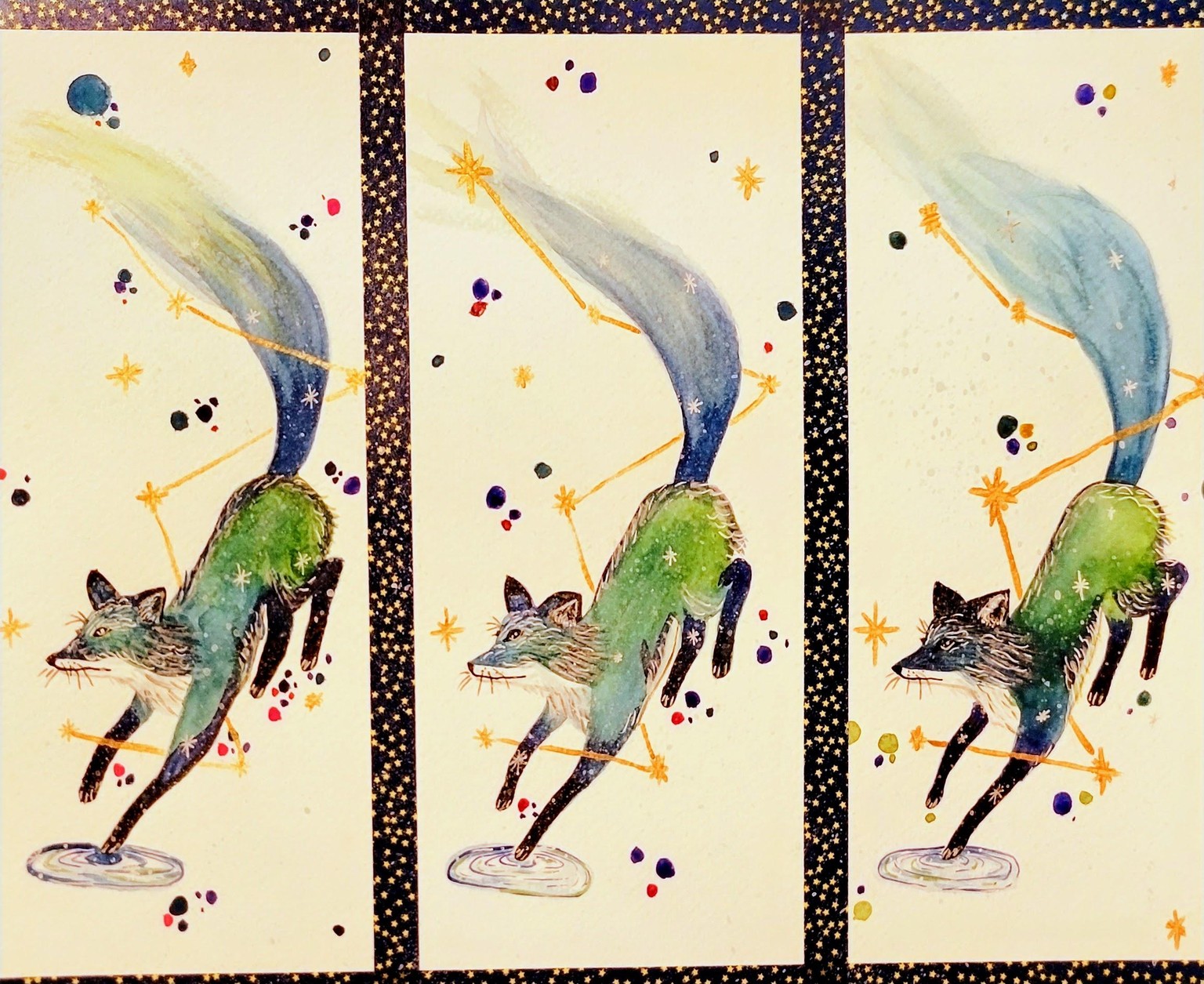 Galaxy Fox (Day 1: 3 small ones / Day 2:  1 large) - image 1 - student project