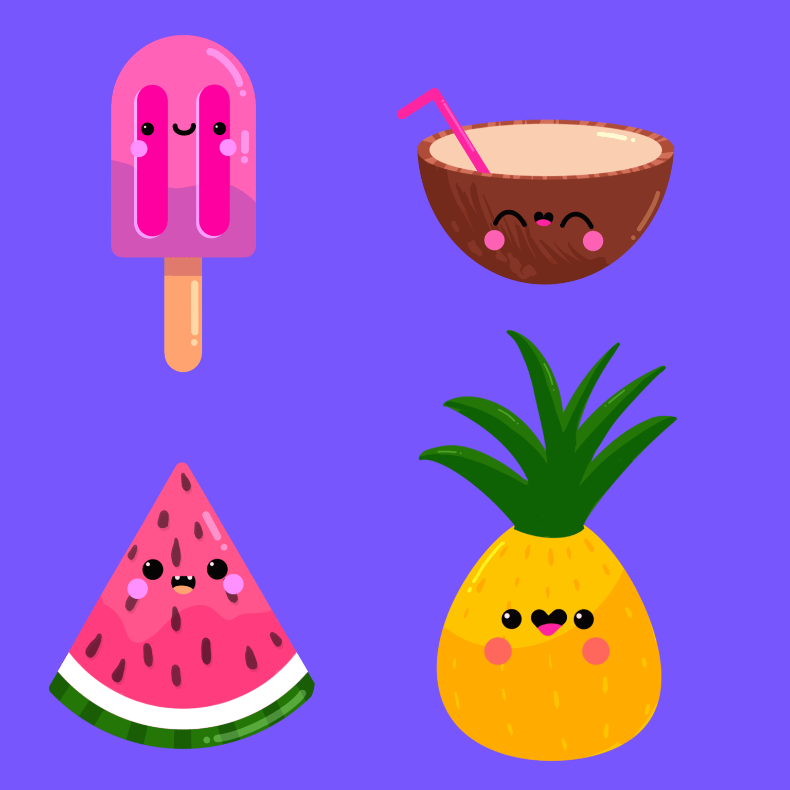 Cute Kawaii Food - image 1 - student project