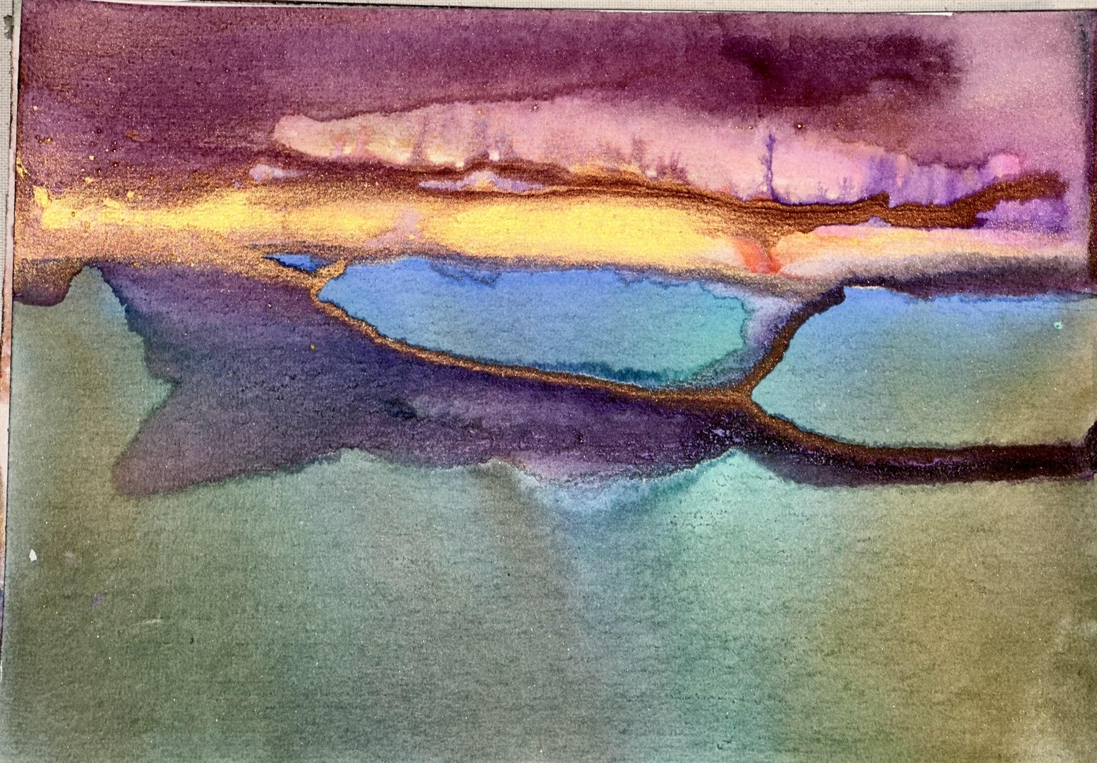 Acrylic landscapes - image 1 - student project