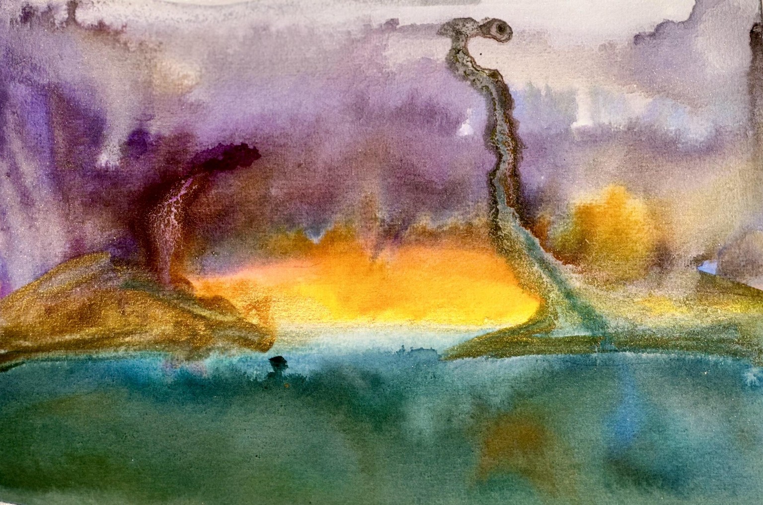 Acrylic landscapes - image 4 - student project