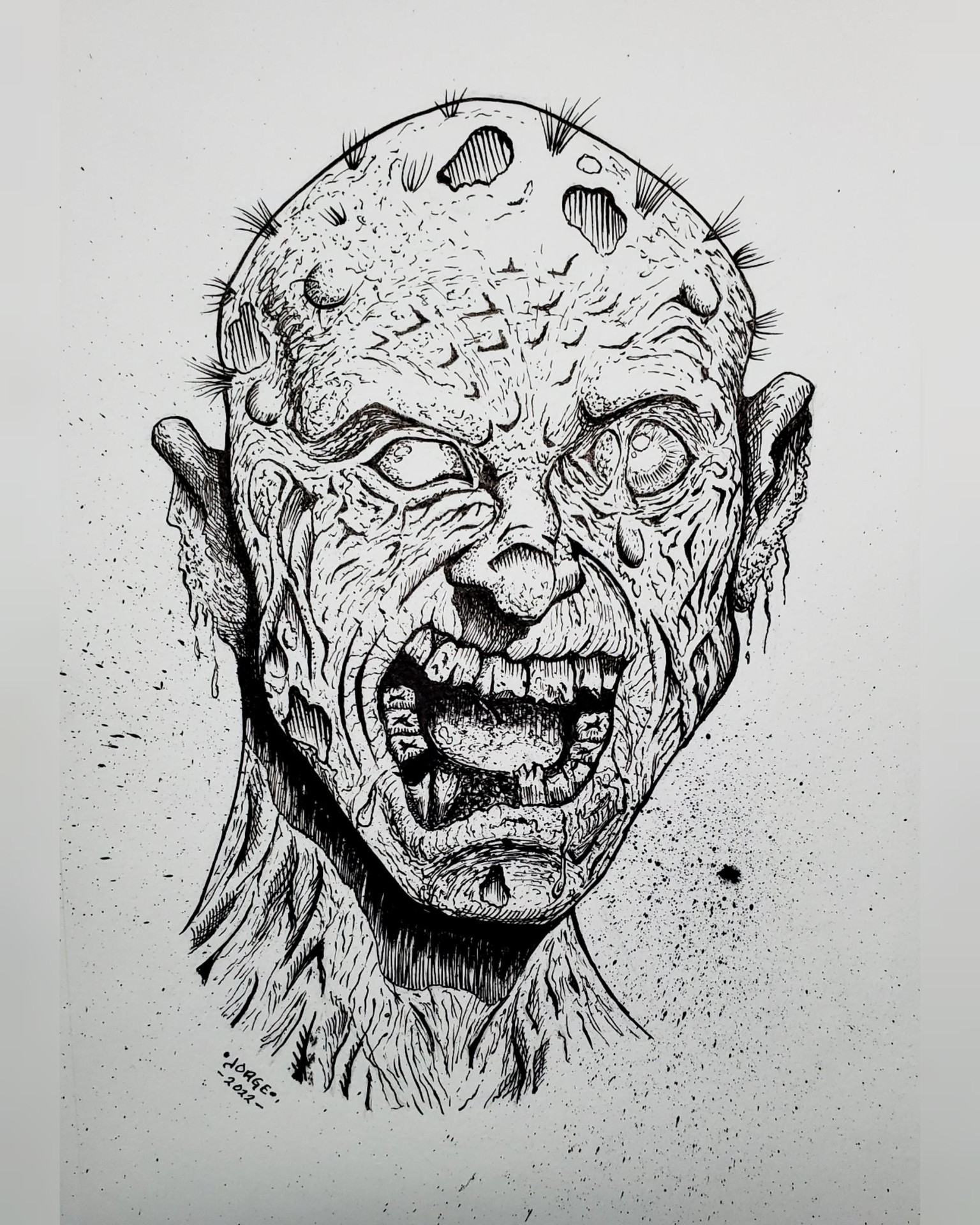 Zombie Art - image 1 - student project