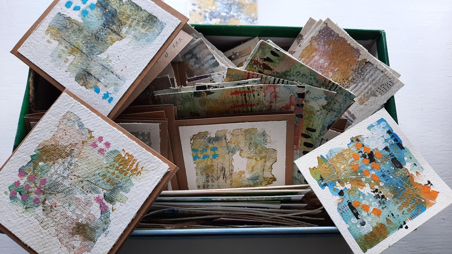 Graphite and pastel abstracts - image 1 - student project