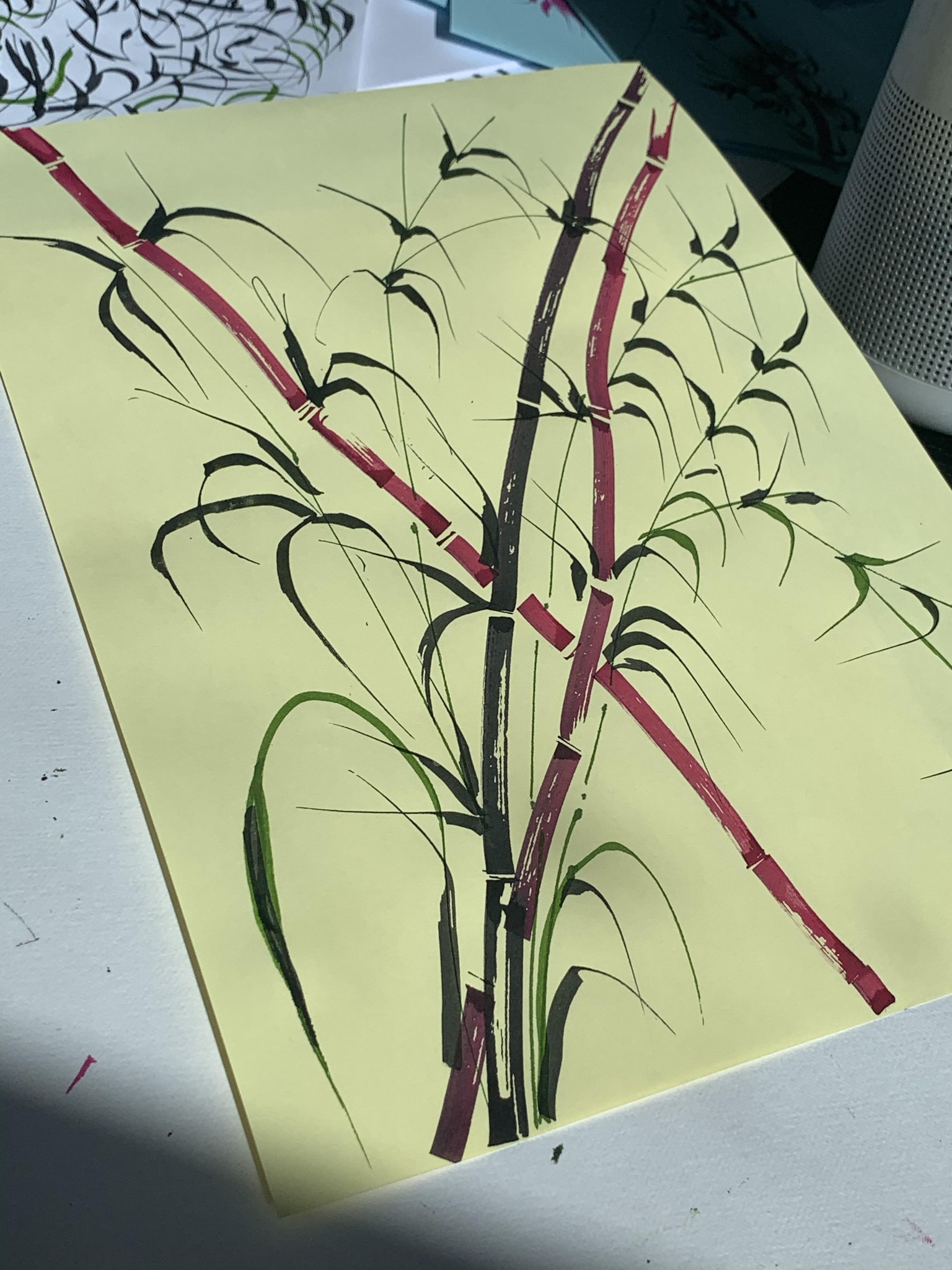 Sumi E Bamboo with 3.8 mm and 6mm Pilot Parallel - image 1 - student project
