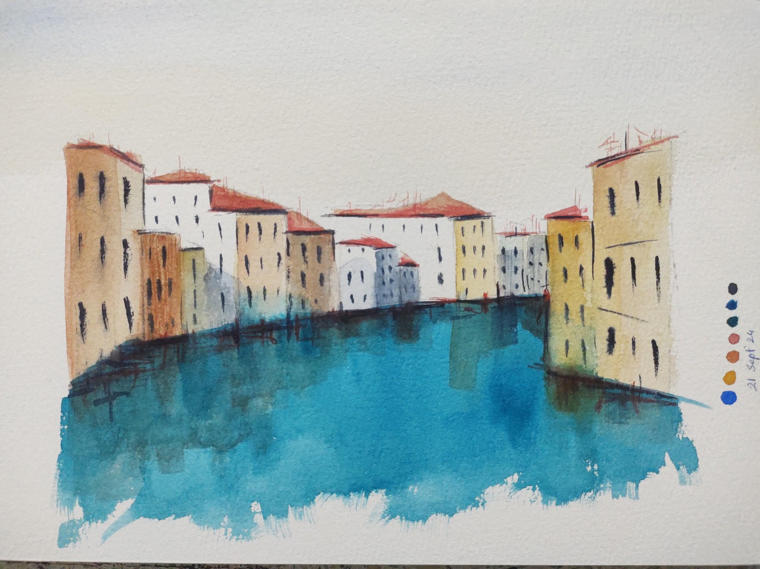 Venice watercolour - A class with Nadine Dudek - image 1 - student project