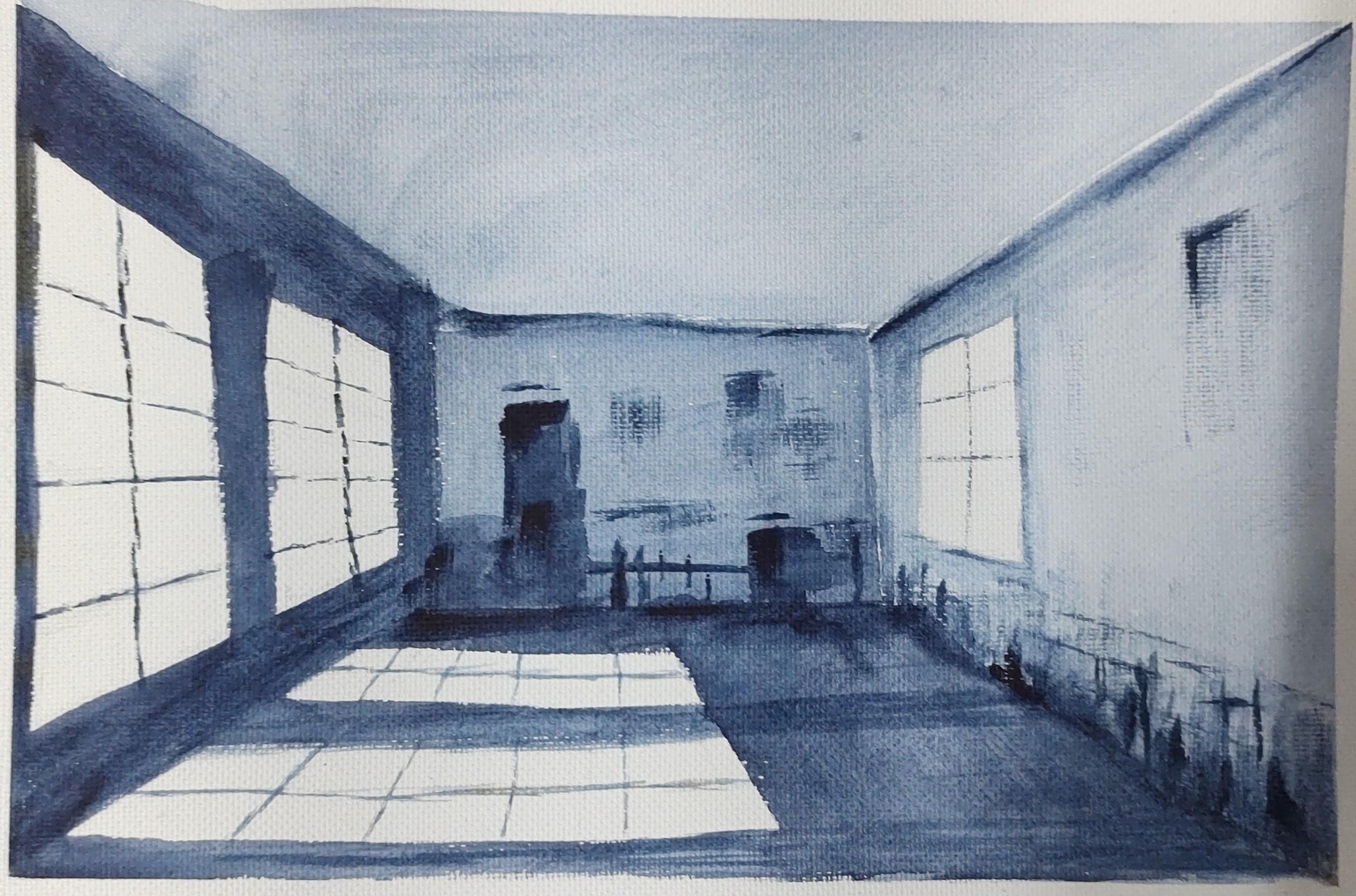 One Point Perspective in Watercolour - A class by Nadine Dudek - image 7 - student project