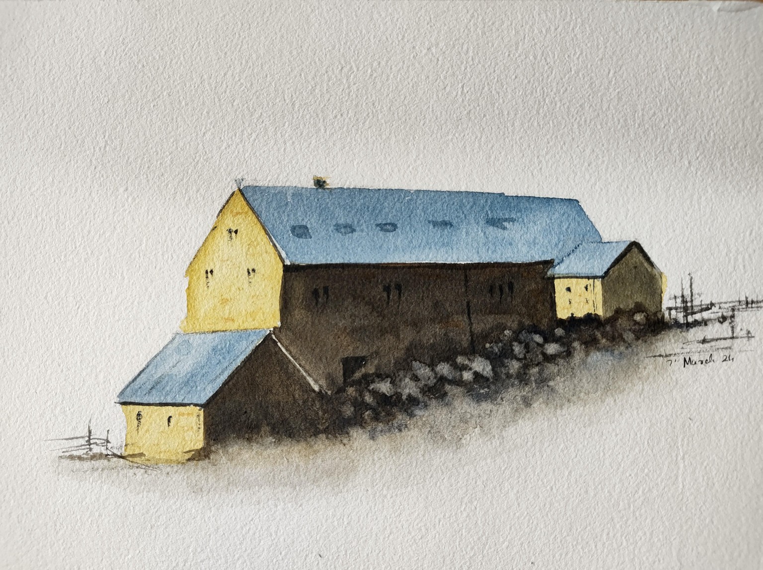 Watercolor Basics - Simple Tone and Bleeds - image 1 - student project