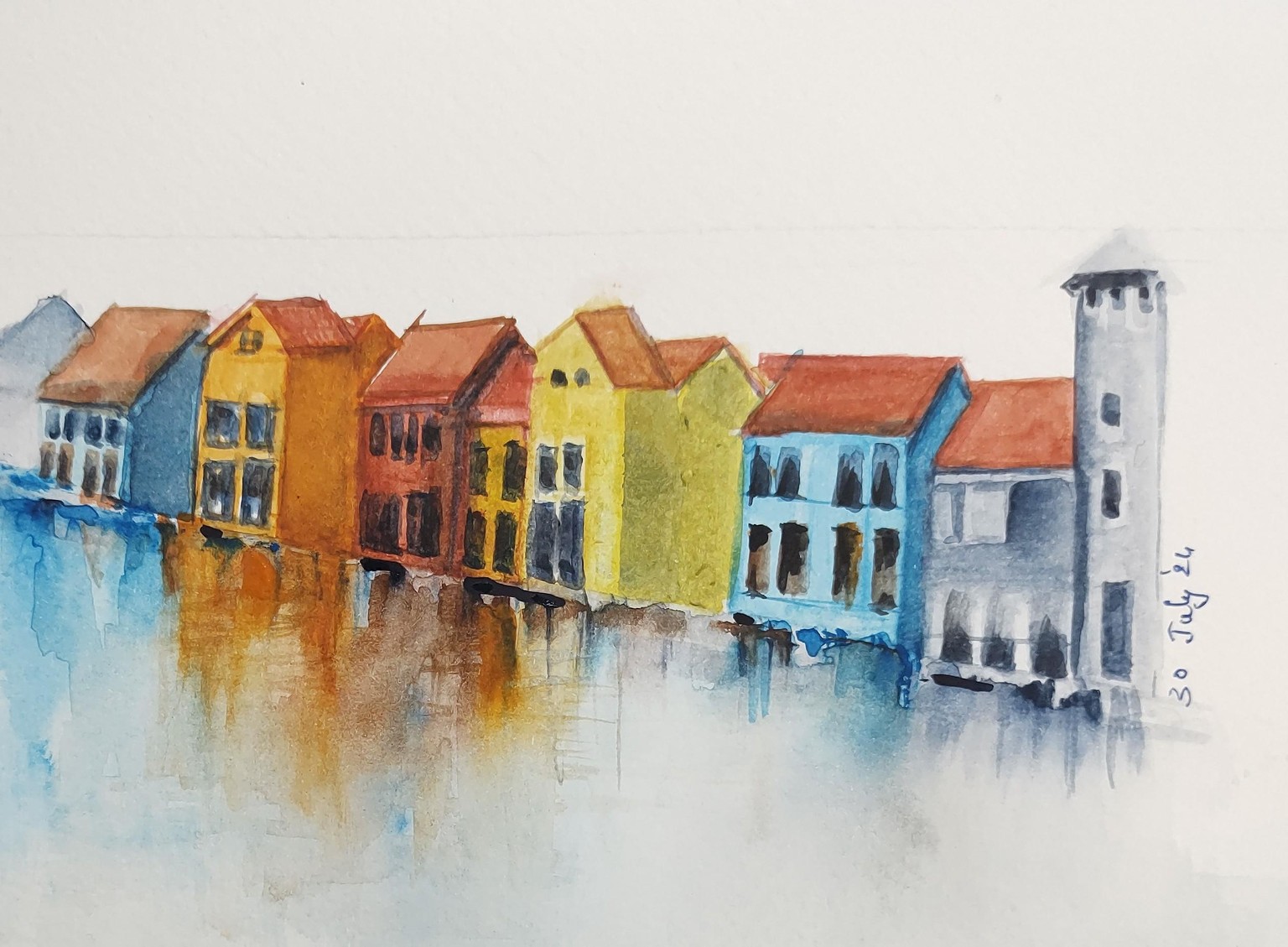Loose watercolour - A class with Nadine Dudek - image 3 - student project