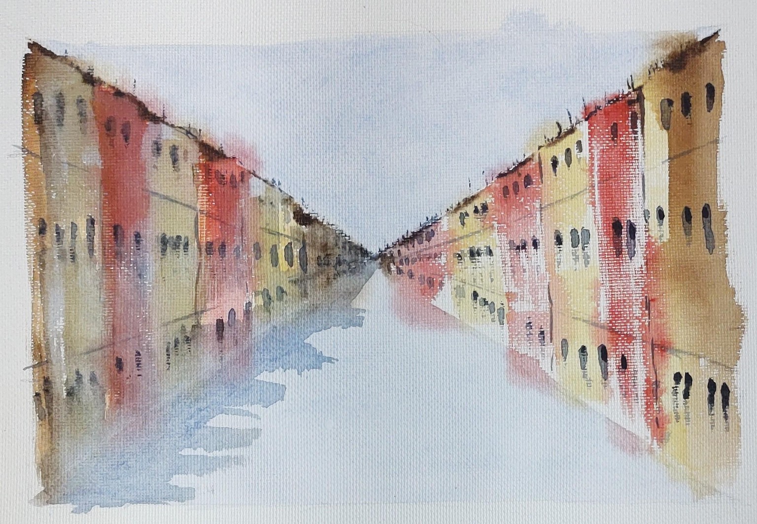One Point Perspective in Watercolour - A class by Nadine Dudek - image 1 - student project