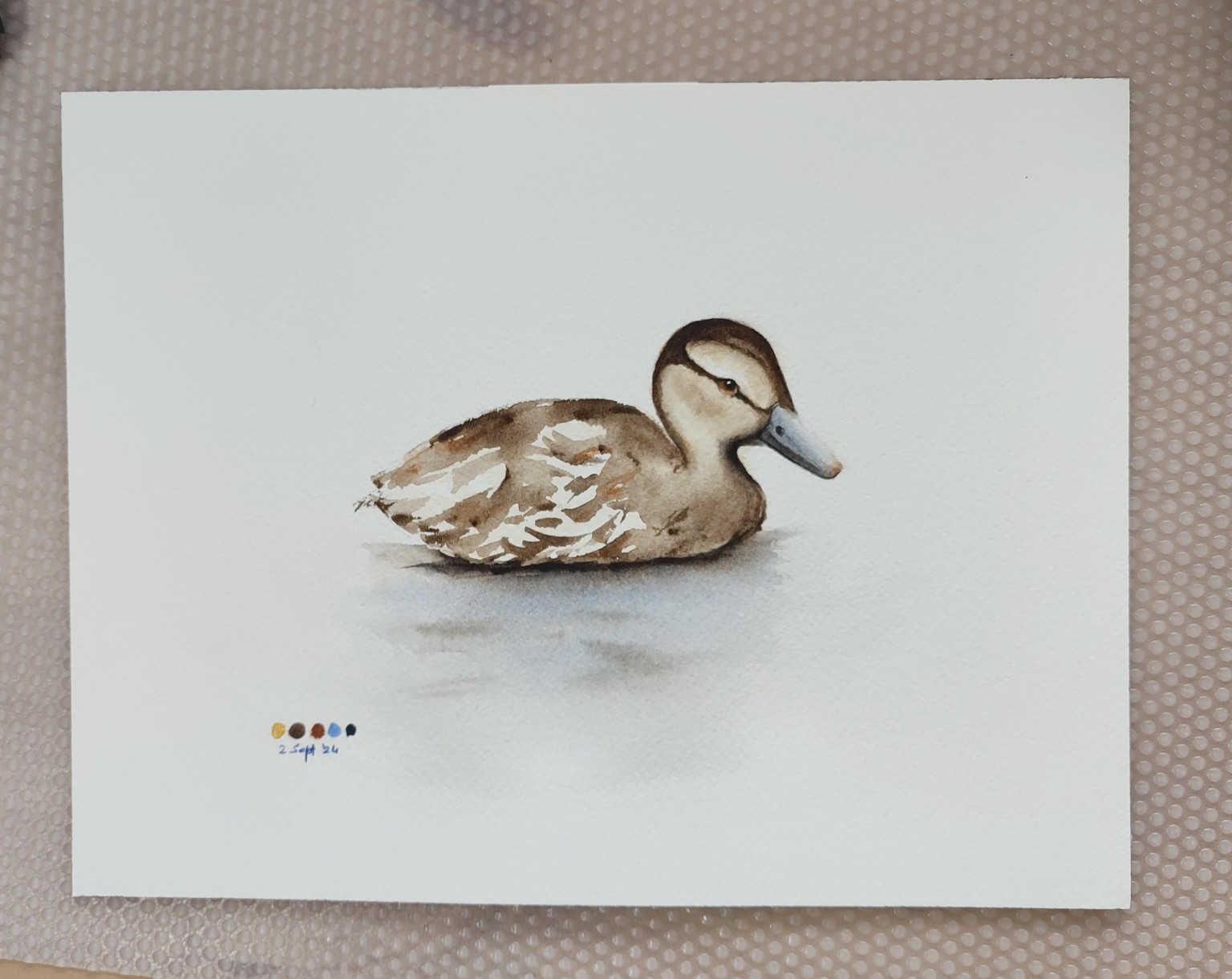 Duckling Wet in Wet. A class with Nadine Dudek - image 1 - student project
