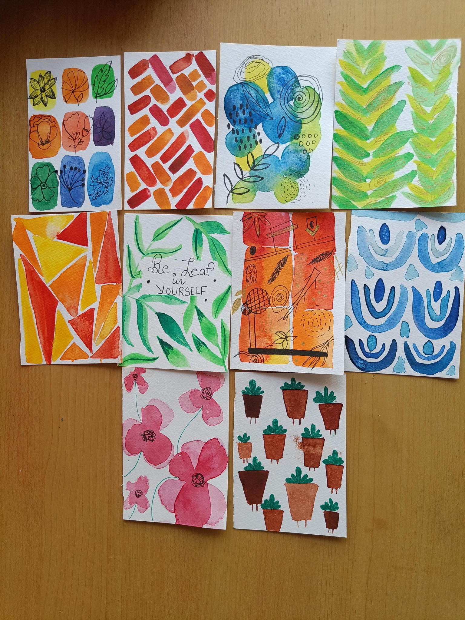 Loose Watercolour Patterns - image 1 - student project