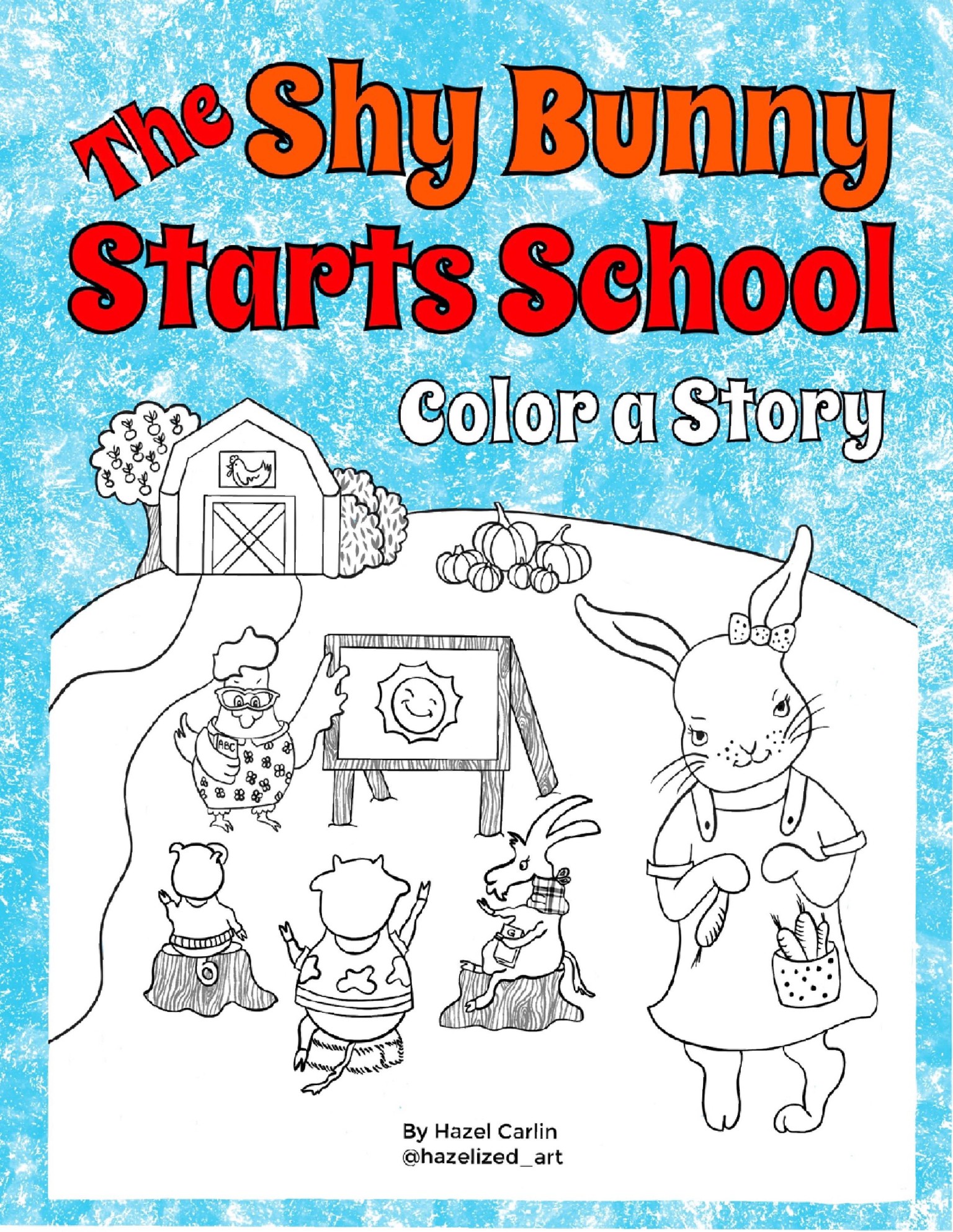 The Shy Bunny Starts School: Color a Story - image 1 - student project