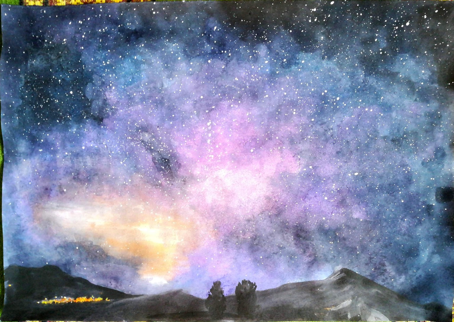 Night sky - image 1 - student project