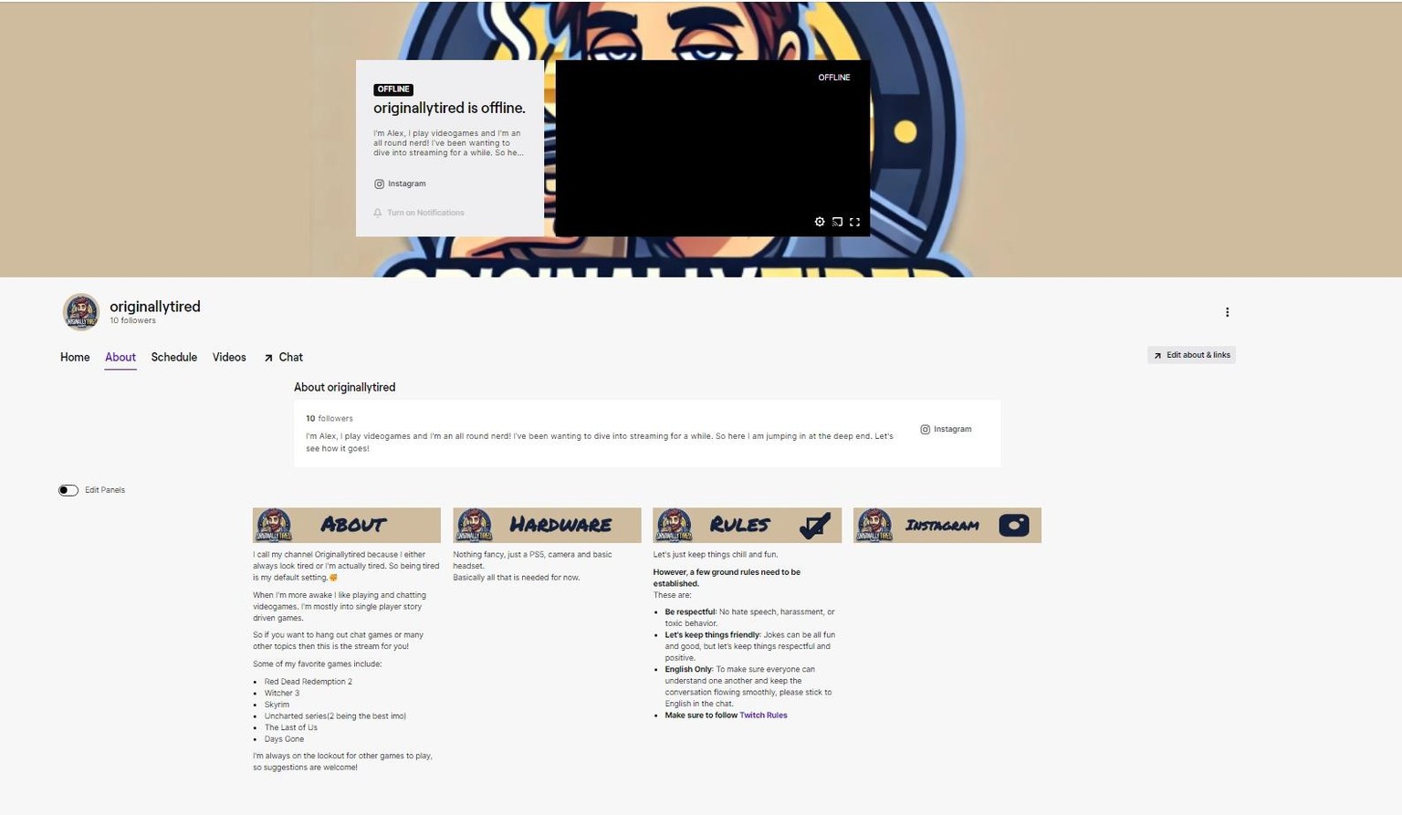 Twitch Channel - image 1 - student project