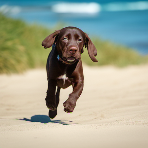 Labrador Dog at the Beach ☀️🐕🏖️ - image 1 - student project