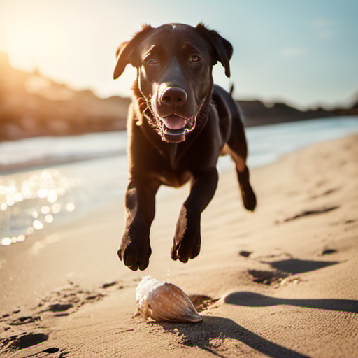 Labrador Dog at the Beach ☀️🐕🏖️ - image 2 - student project