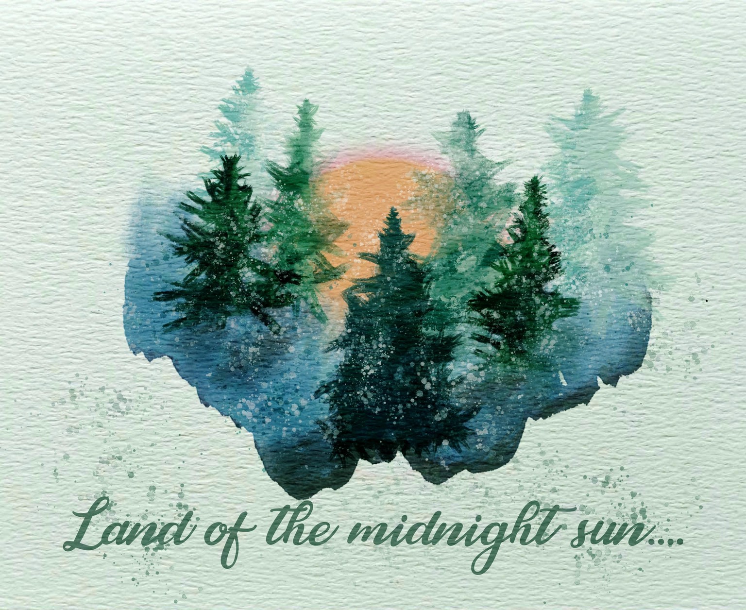 Watercolour forest - image 2 - student project