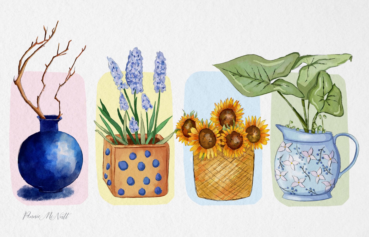 Different watercolour styles - image 1 - student project