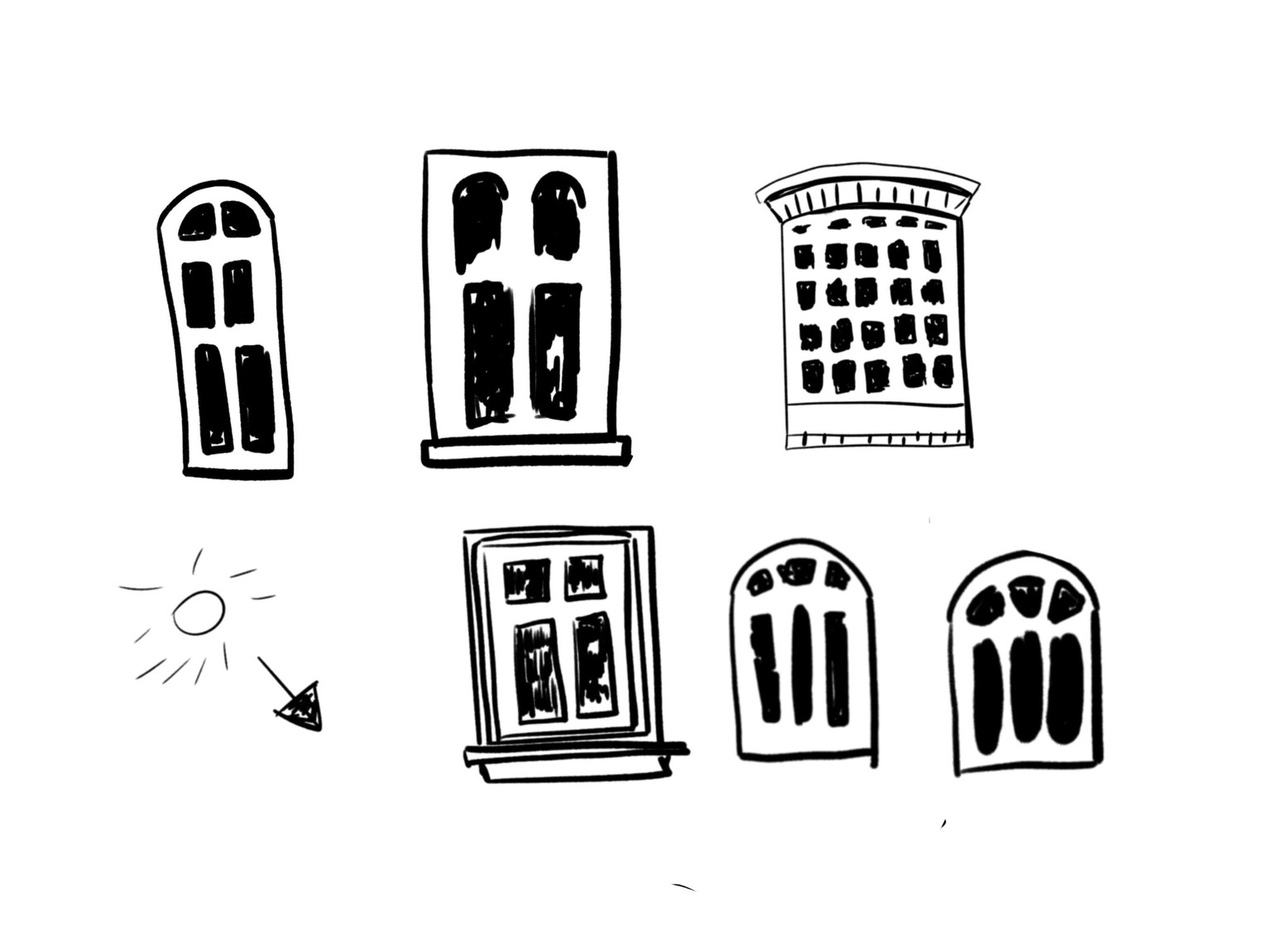 Urban sketching - image 2 - student project