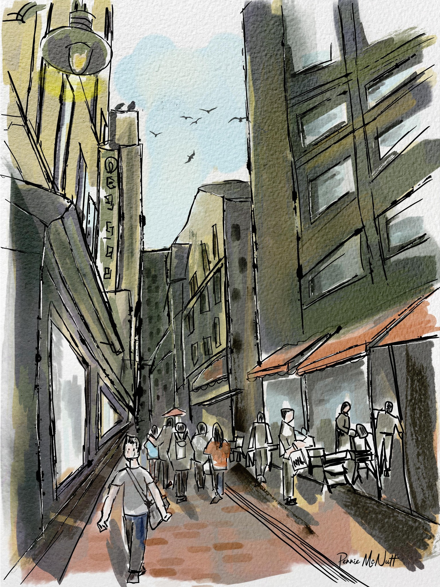 Rainy Day and Busy Street - image 2 - student project