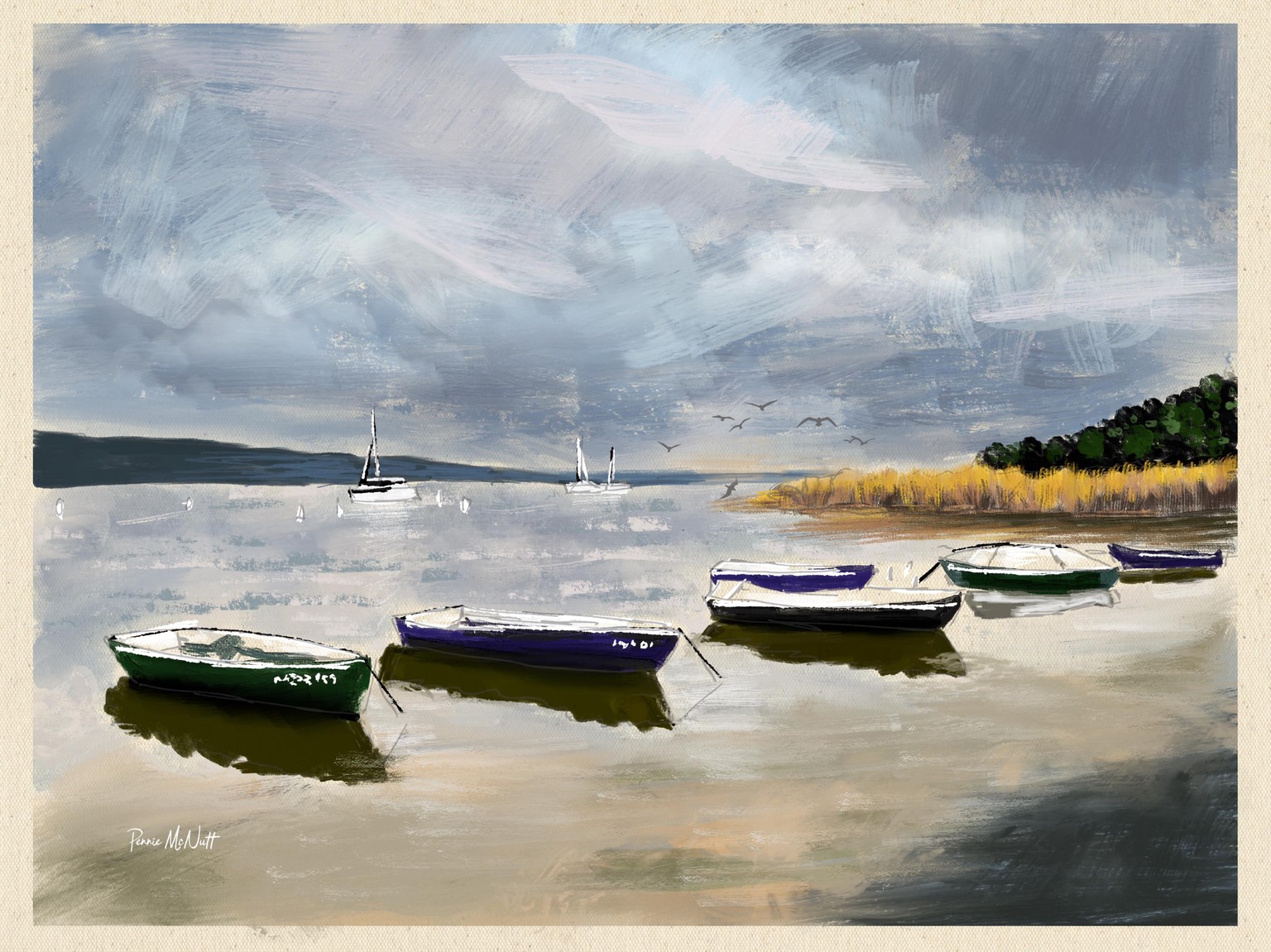 Four projects - subject Boat Scenes - image 2 - student project
