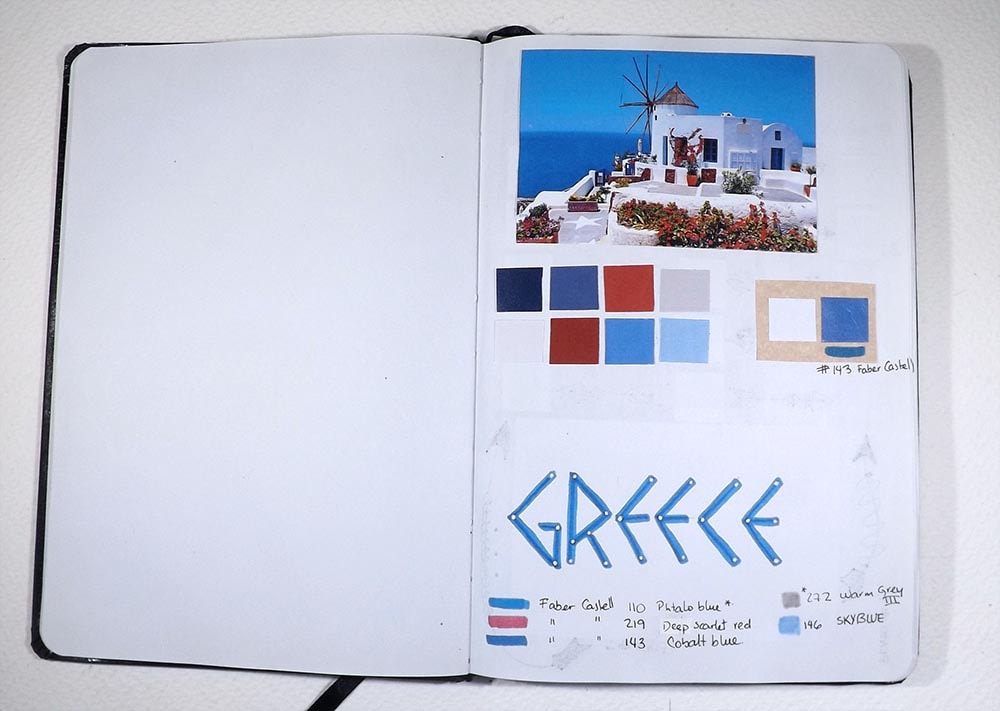My new swatches sketchbook  - image 1 - student project