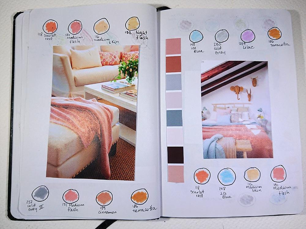 My new swatches sketchbook  - image 5 - student project