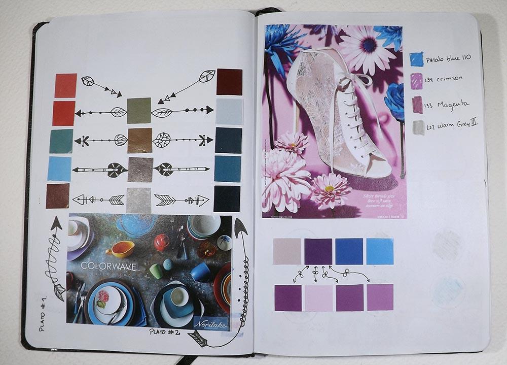 My new swatches sketchbook  - image 2 - student project