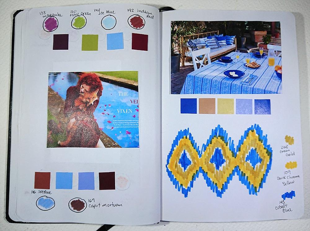 My new swatches sketchbook  - image 6 - student project