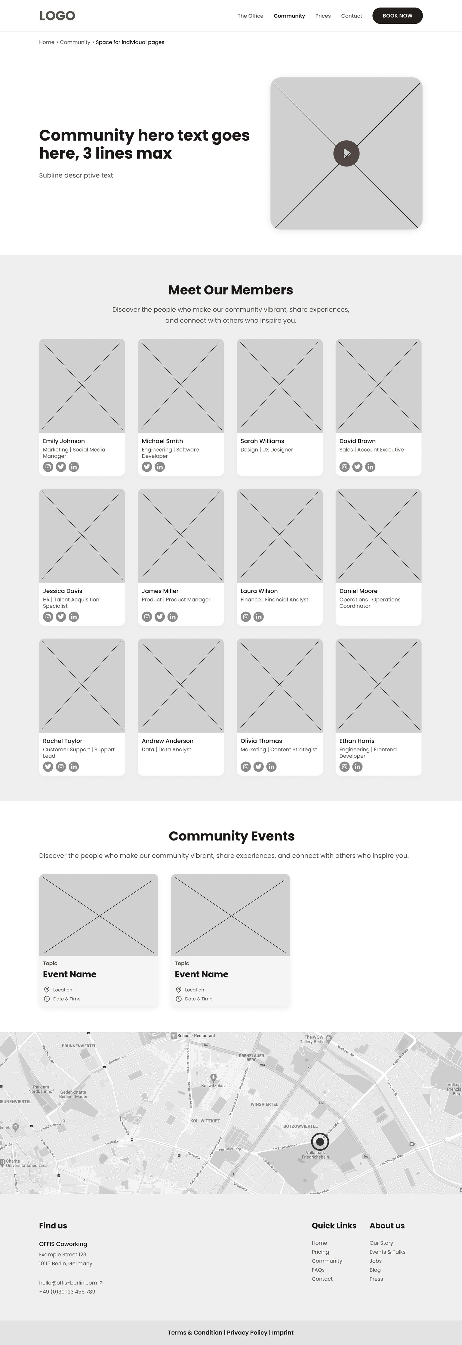 UX Wireframes - image 2 - student project