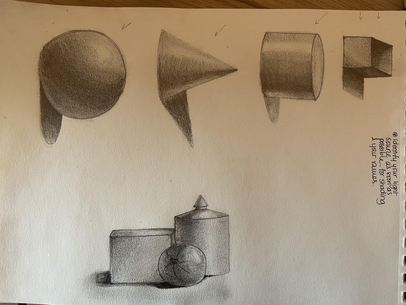 Shapes and shading - image 1 - student project