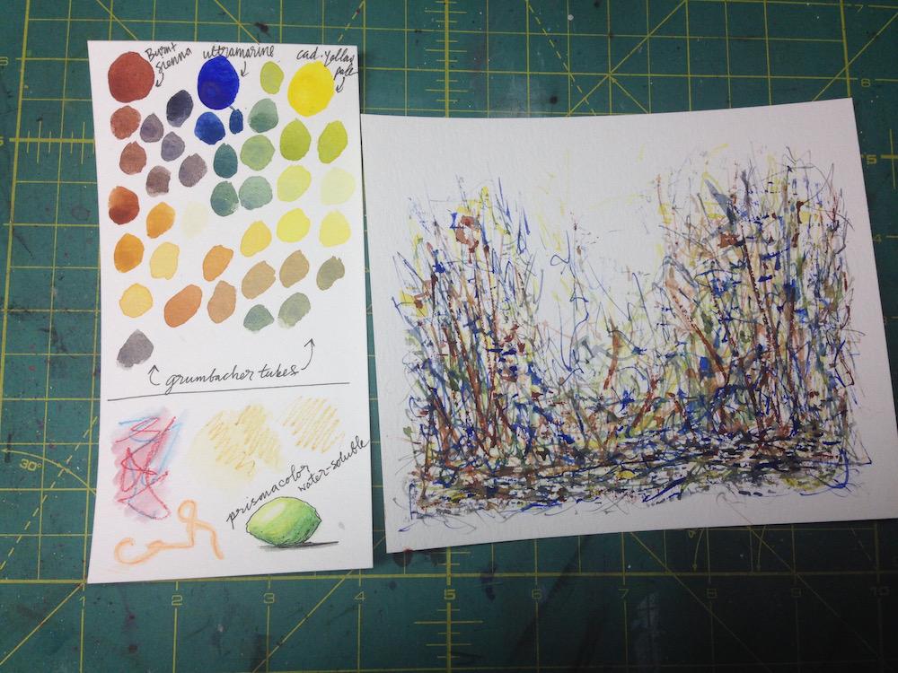 Mixing Watercolors - image 4 - student project