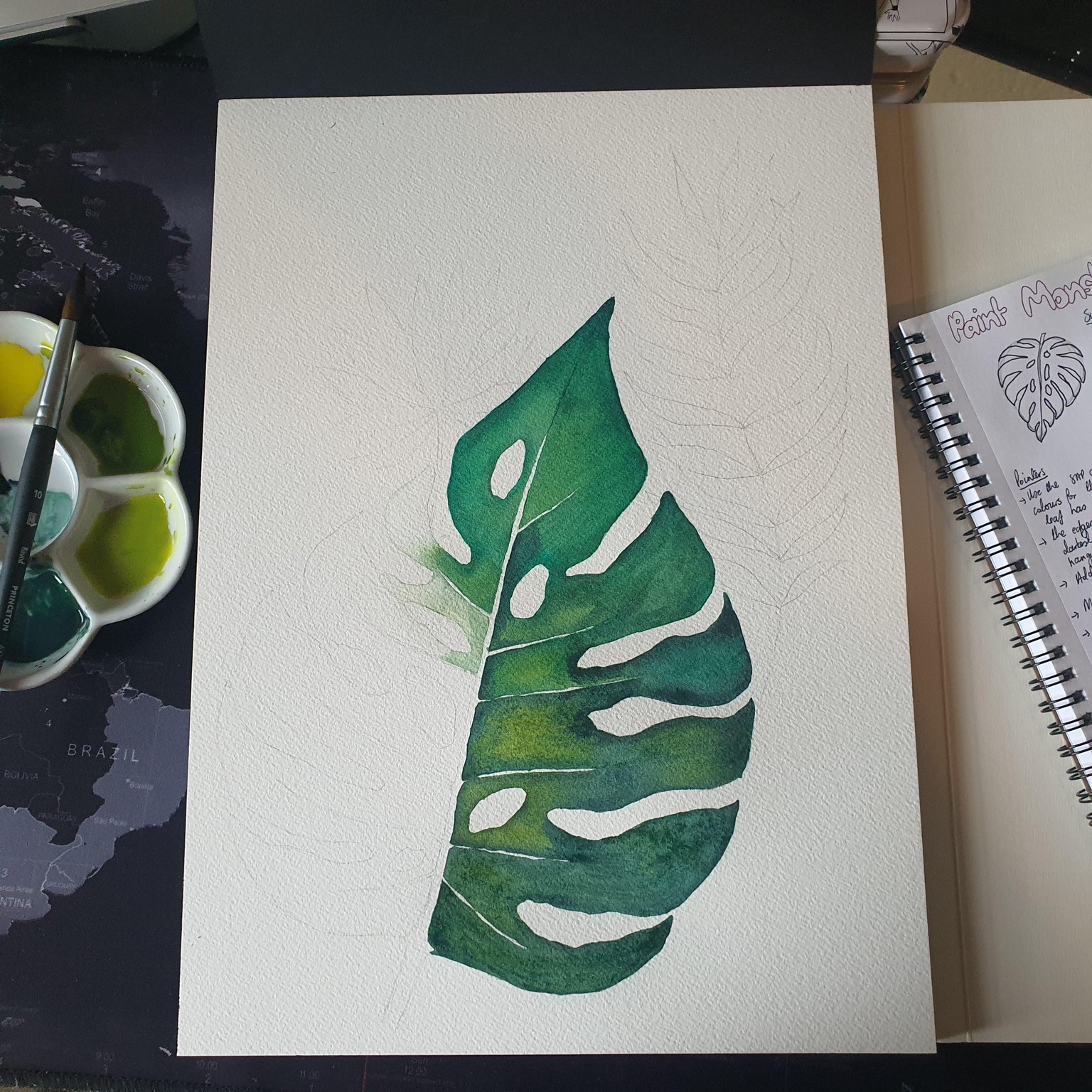 Monstera leaf - image 2 - student project