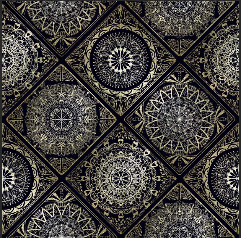 Gold and Black Tiles - image 1 - student project
