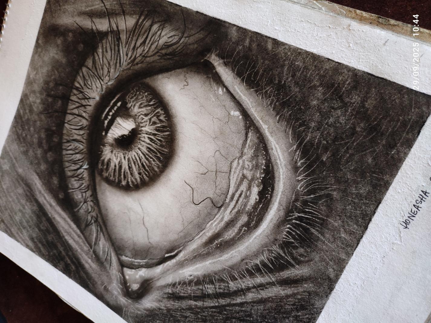 charcoal eye - image 1 - student project