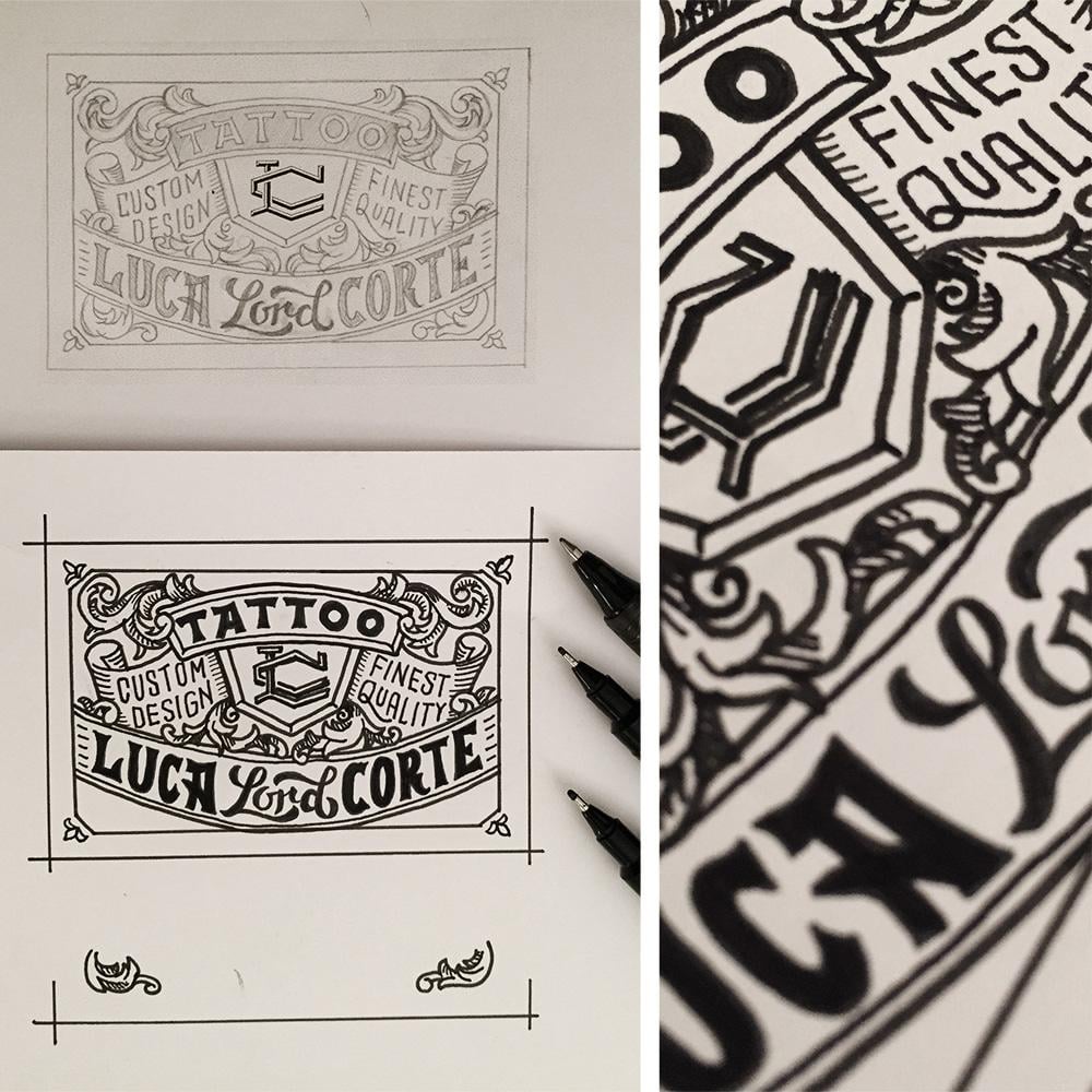 Tattoo Business Card - image 6 - student project