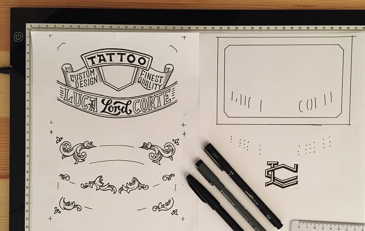 Tattoo Business Card - image 7 - student project