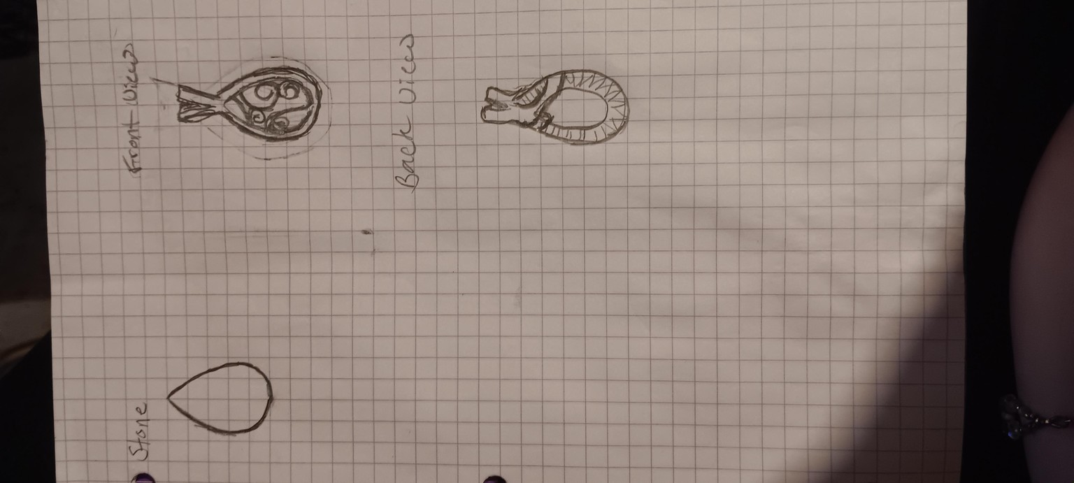 My experience making a beaded chain and pendant - image 1 - student project