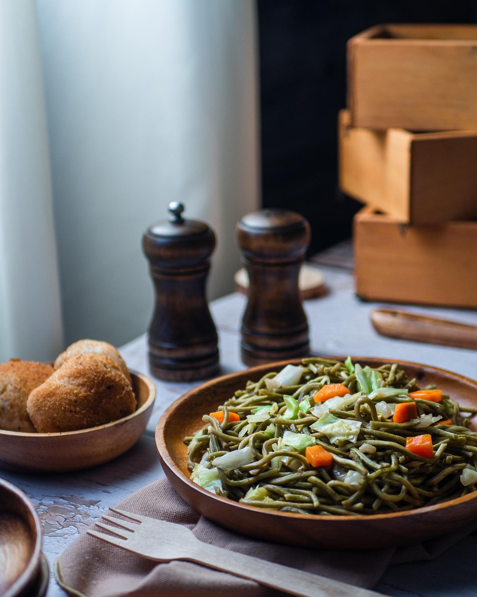 Moringa Stir Fry Noodles - image 1 - student project