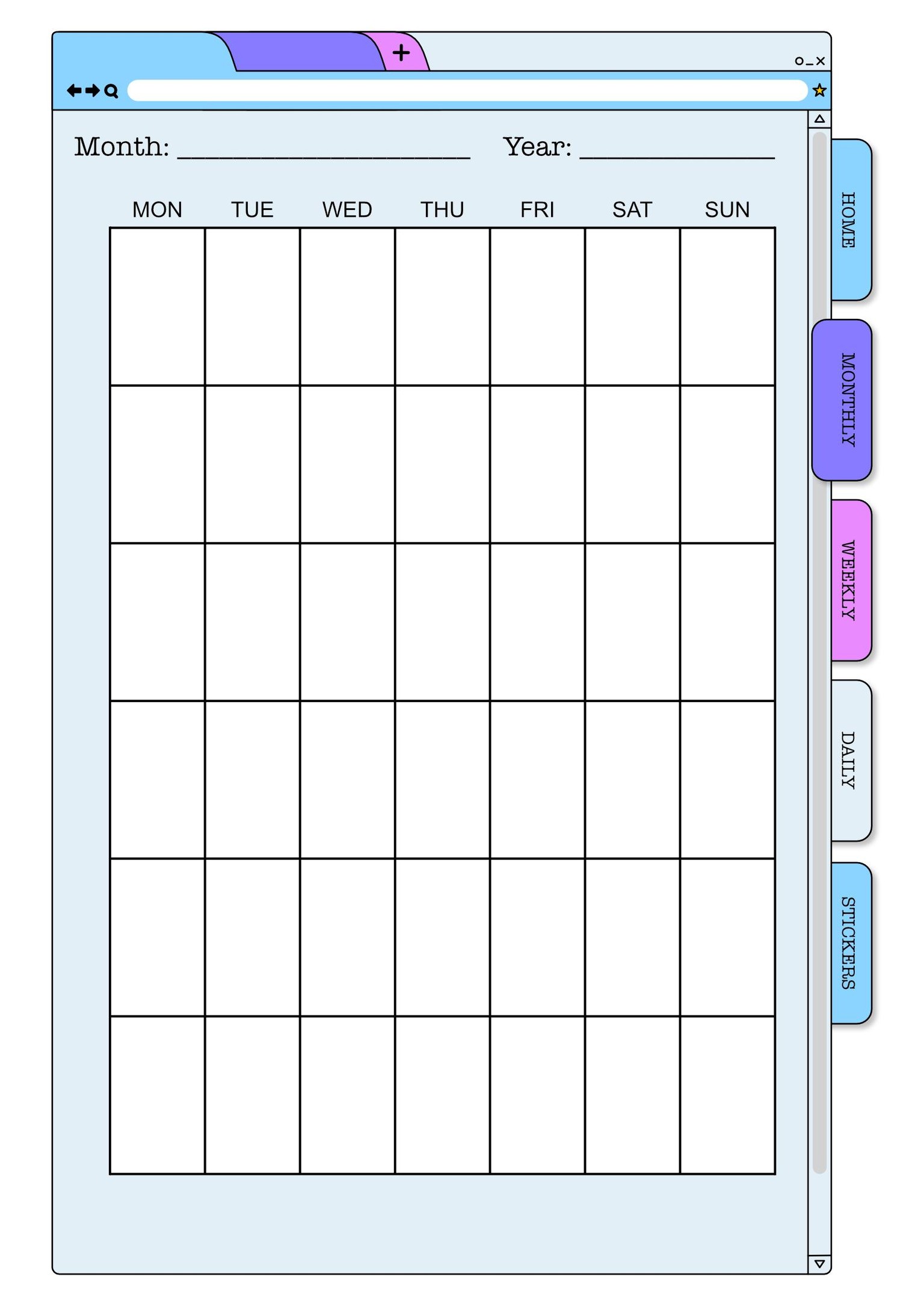 Digital Planner - image 2 - student project