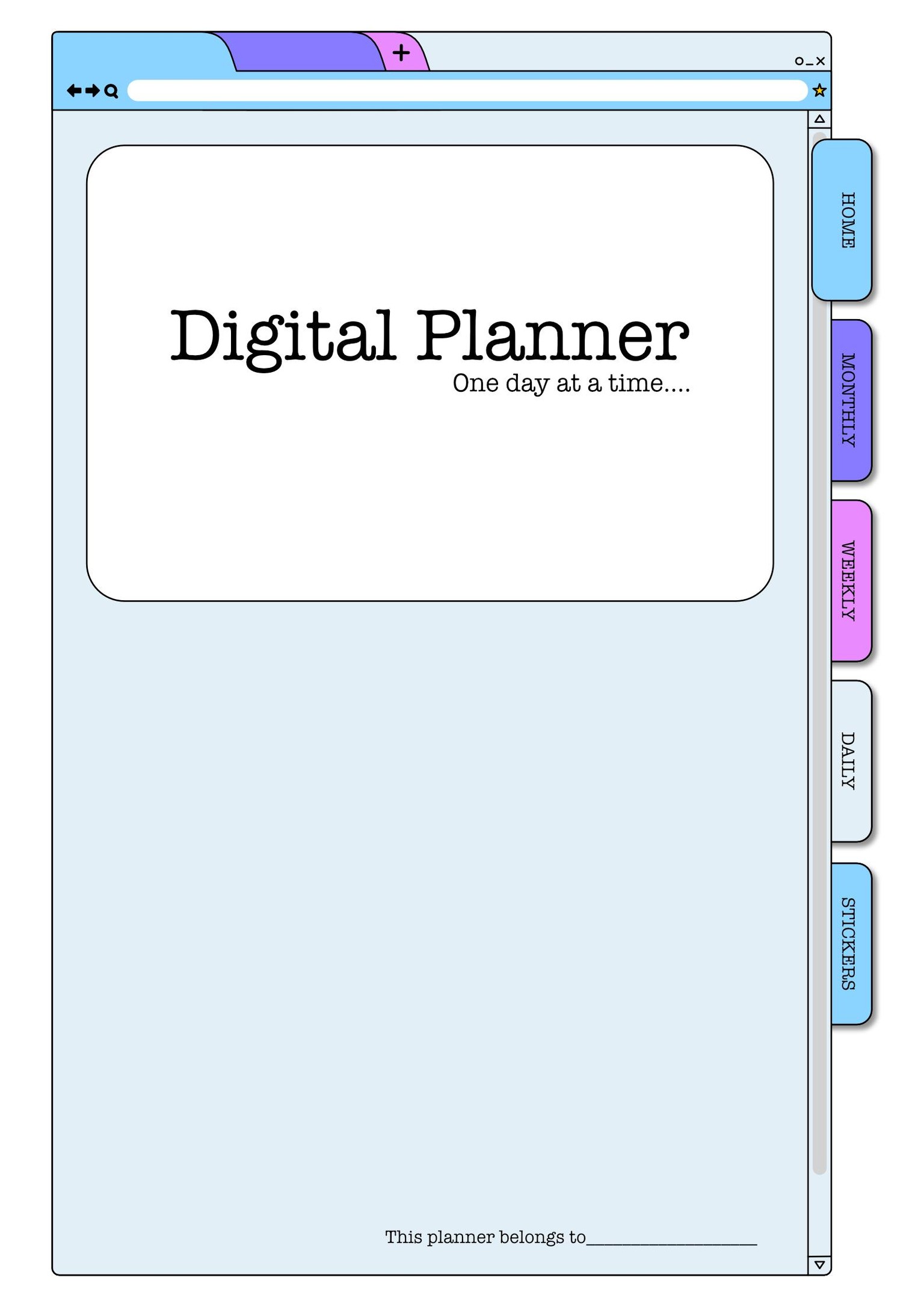 Digital Planner - image 1 - student project
