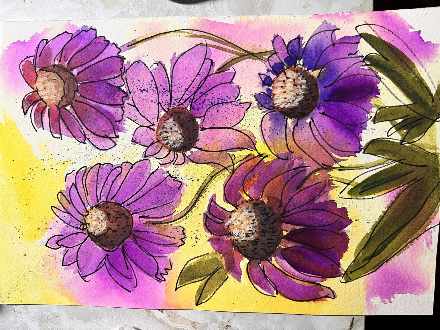 Coneflowers - image 1 - student project