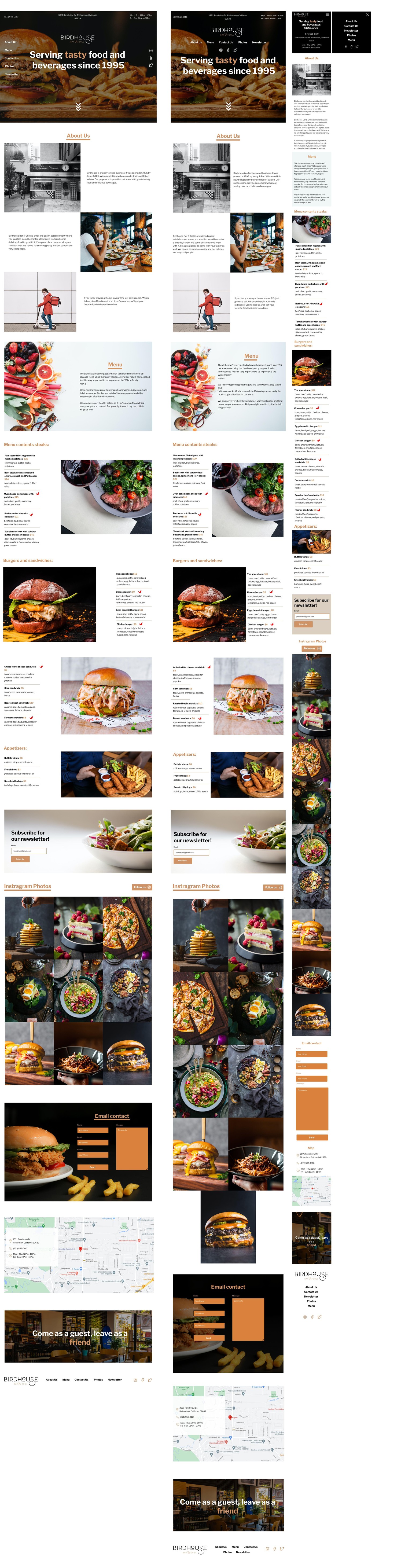 Birdhouse website design - image 1 - student project
