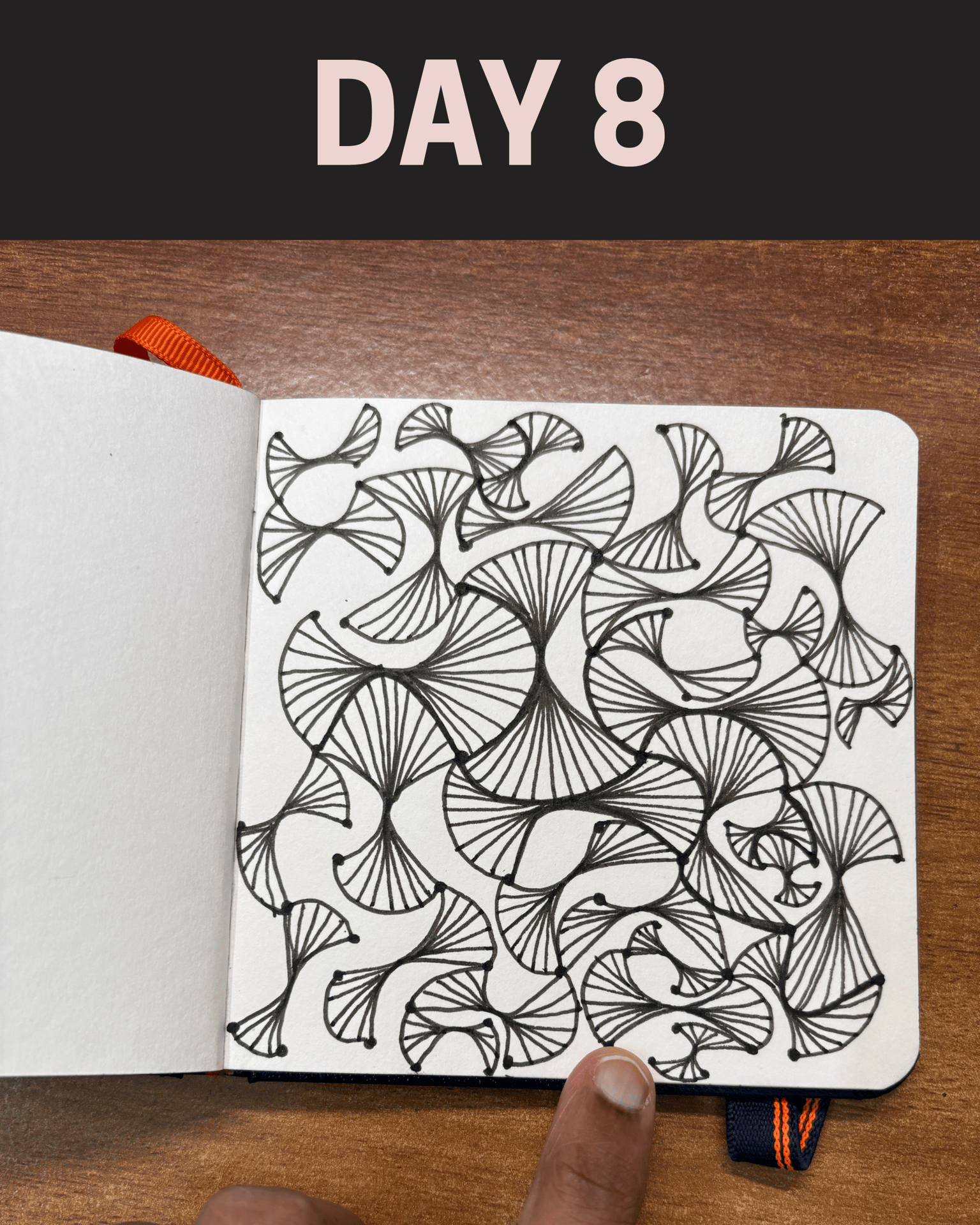 WIP - 45 Zentangle Designs - image 9 - student project