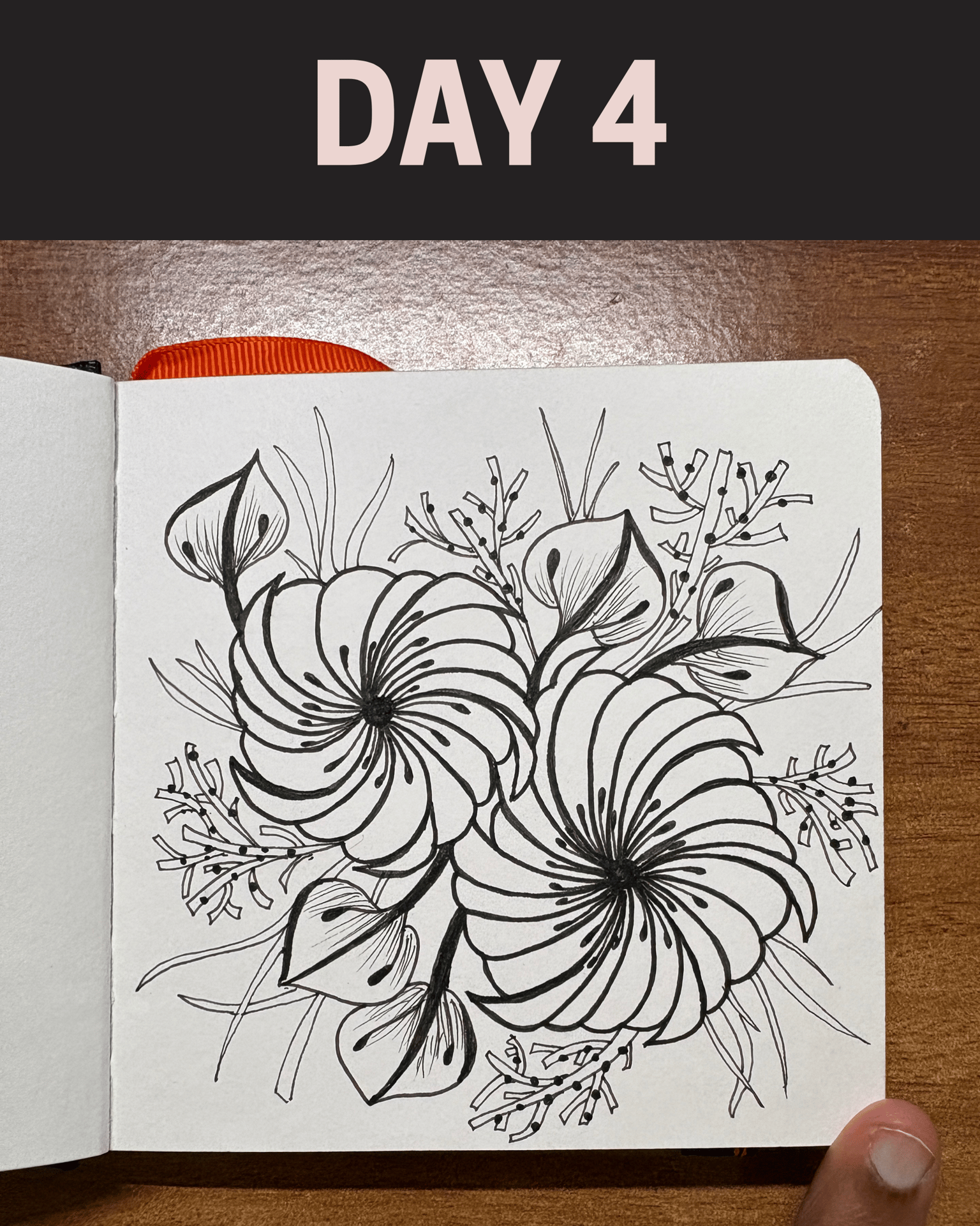 WIP - 45 Zentangle Designs - image 13 - student project