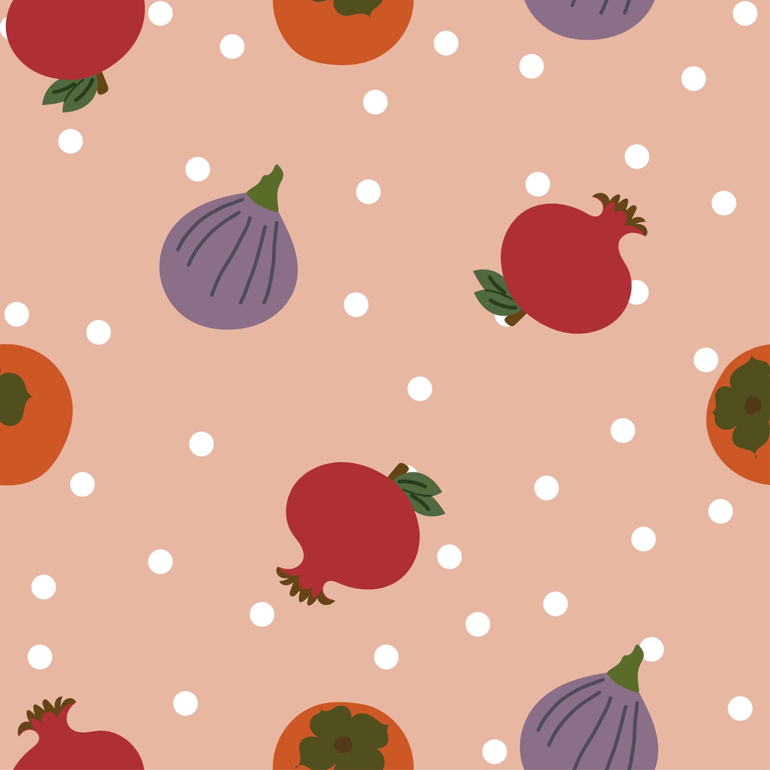 Repeat Fruit Pattern on Illustrator iPad - image 1 - student project